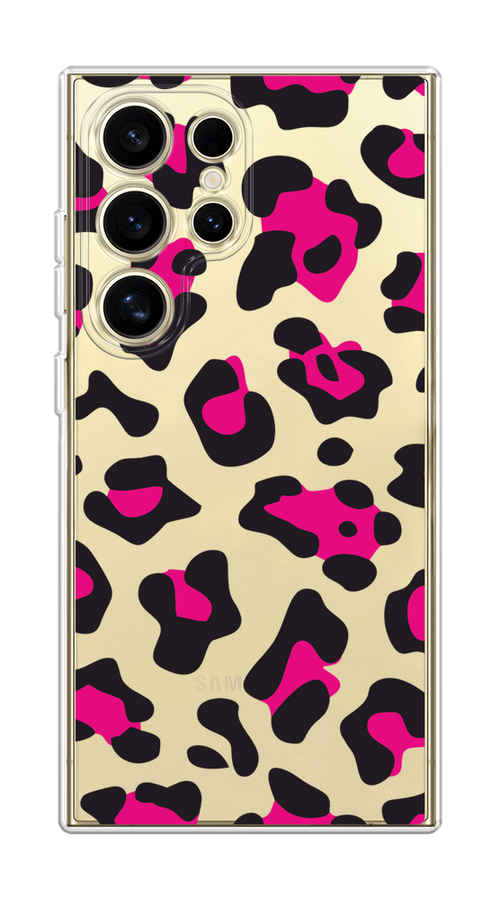 

Чехол на Samsung Galaxy S24 Ultra "Pink cow spots", Черный;розовый, 2109250-1