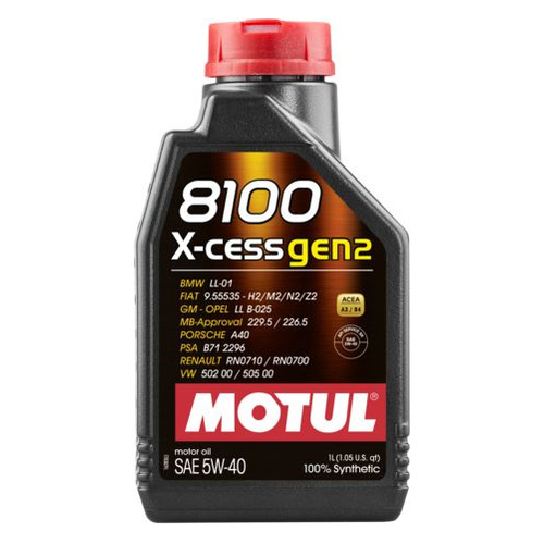 

Моторное масло MOTUL 8100 X-cess GEN2, 5W-40, 1л, синтетическое [109774]