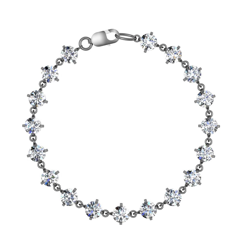 Браслет из серебра р.17 ПРИВОЛЖСКИЙ ЮВЕЛИР 633081-FA11 фианит