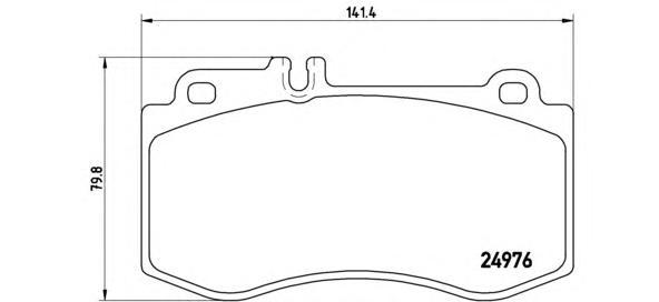 

Тормозные колодки brembo передние дисковые p50087, Колодки тормозные дисковые | перед |