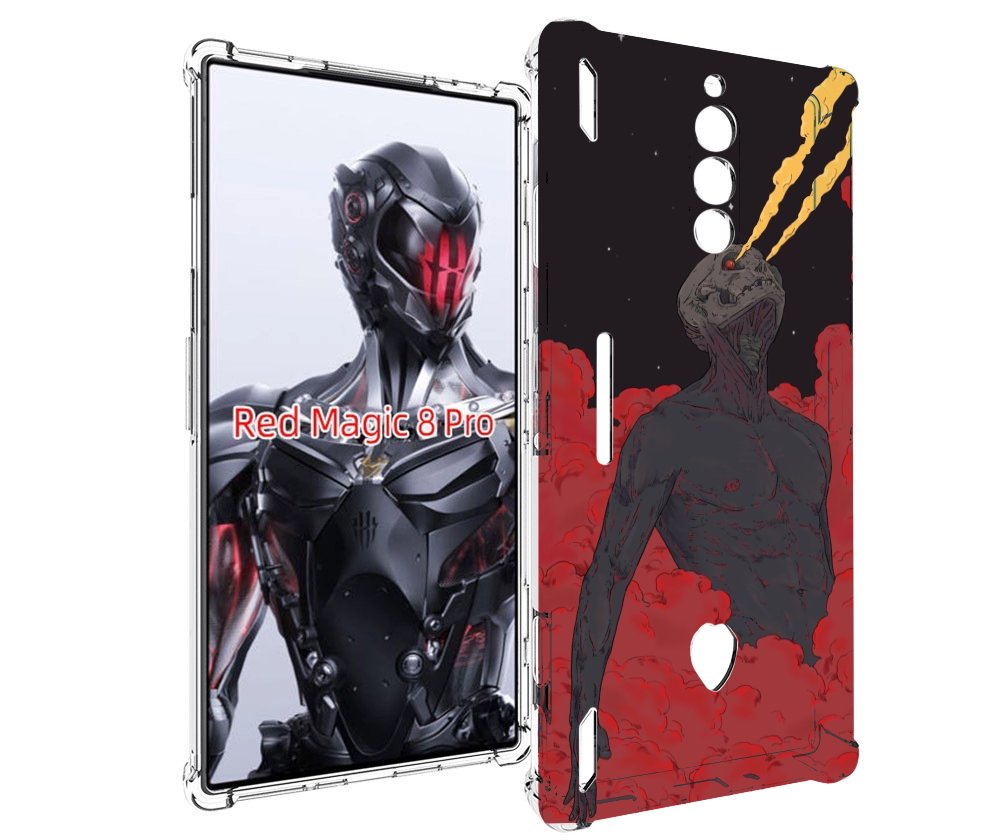 

Чехол MyPads скелет в красном дыму для ZTE Nubia Red Magic 8 Pro / Red Magic 8 Pro Plus, Tocco