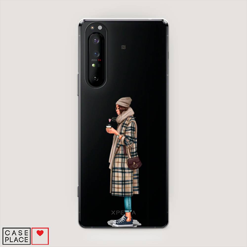 

Чехол на Sony Xperia 1 II "Утренний кофе", Коричневый;бежевый, 54550-6
