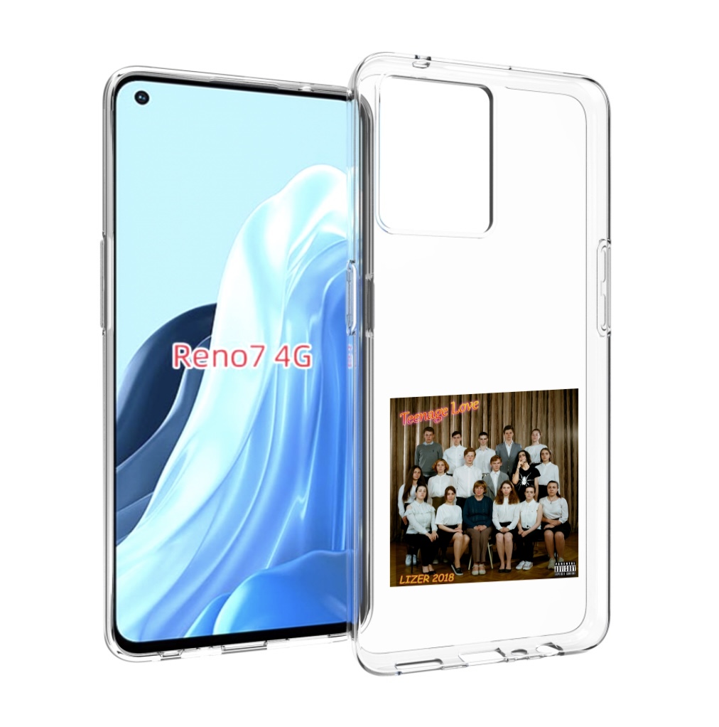 

Чехол MyPads Teenage Love LIZER для OPPO RENO 7 4G, Прозрачный, Tocco