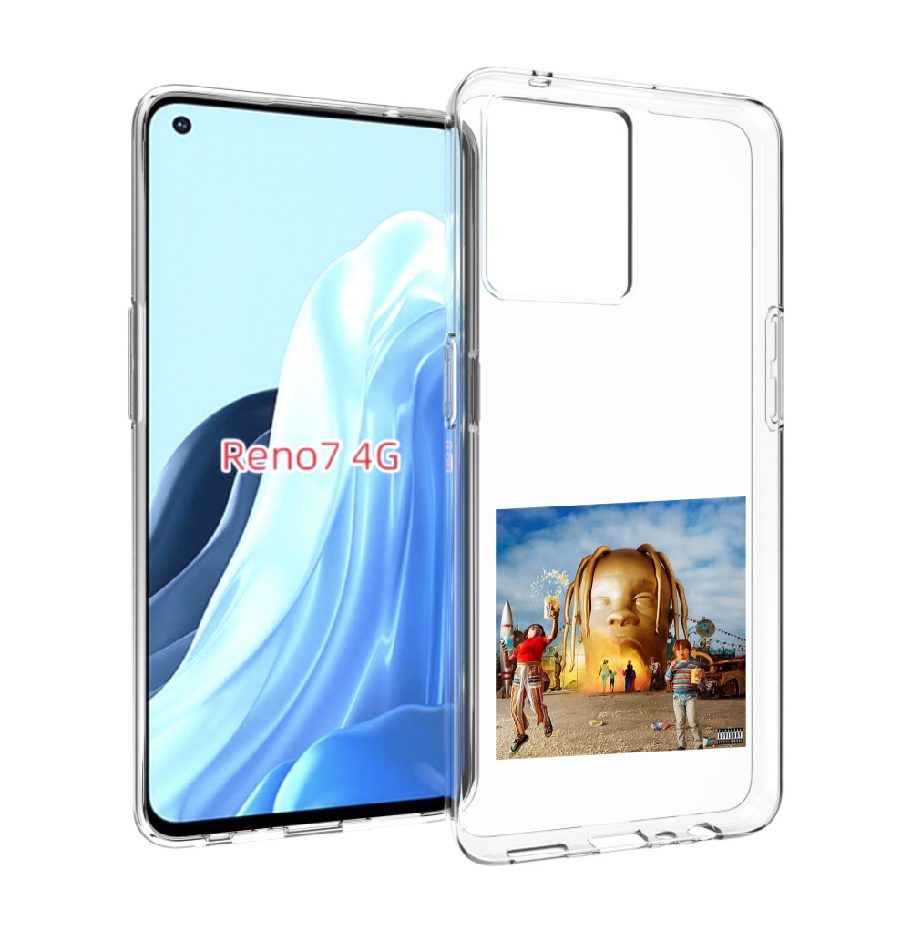 

Чехол MyPads Travis Scott - Astroworld для OPPO RENO 7 4G, Прозрачный, Tocco