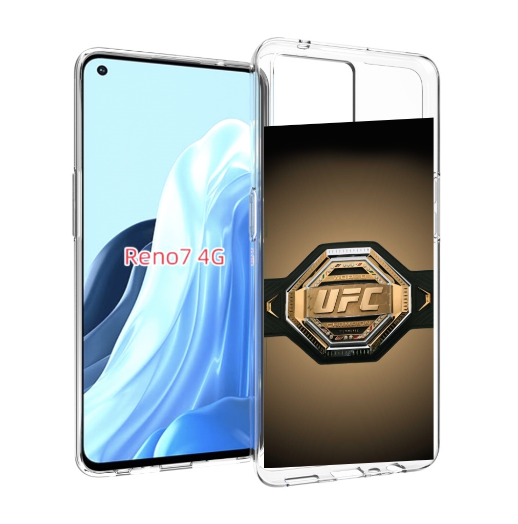 

Чехол MyPads UFC единоборства мужской для OPPO RENO 7 4G, Прозрачный, Tocco