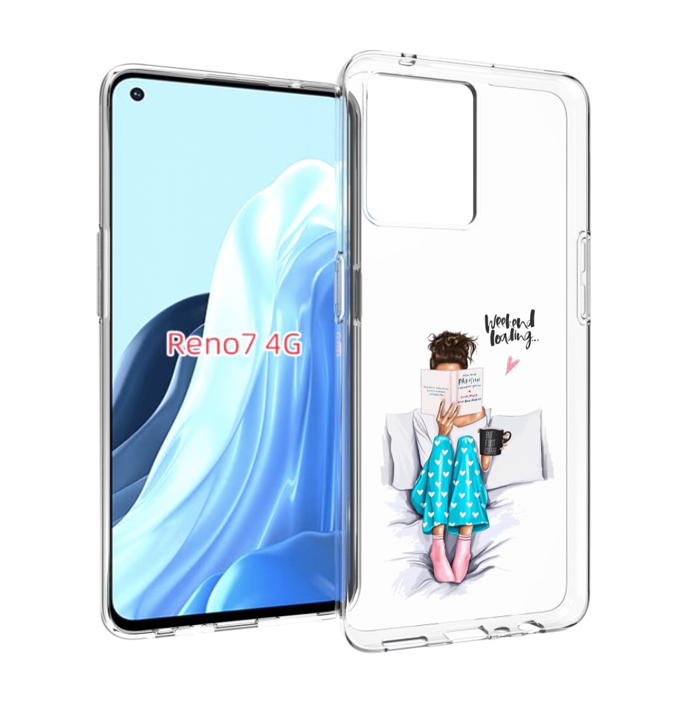 

Чехол MyPads Weekend-loading для OPPO RENO 7 4G, Прозрачный, Tocco