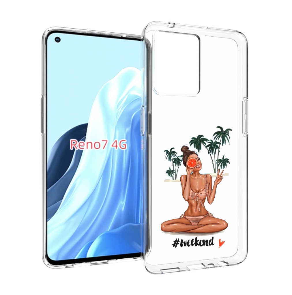 

Чехол MyPads Weekend для OPPO RENO 7 4G, Прозрачный, Tocco