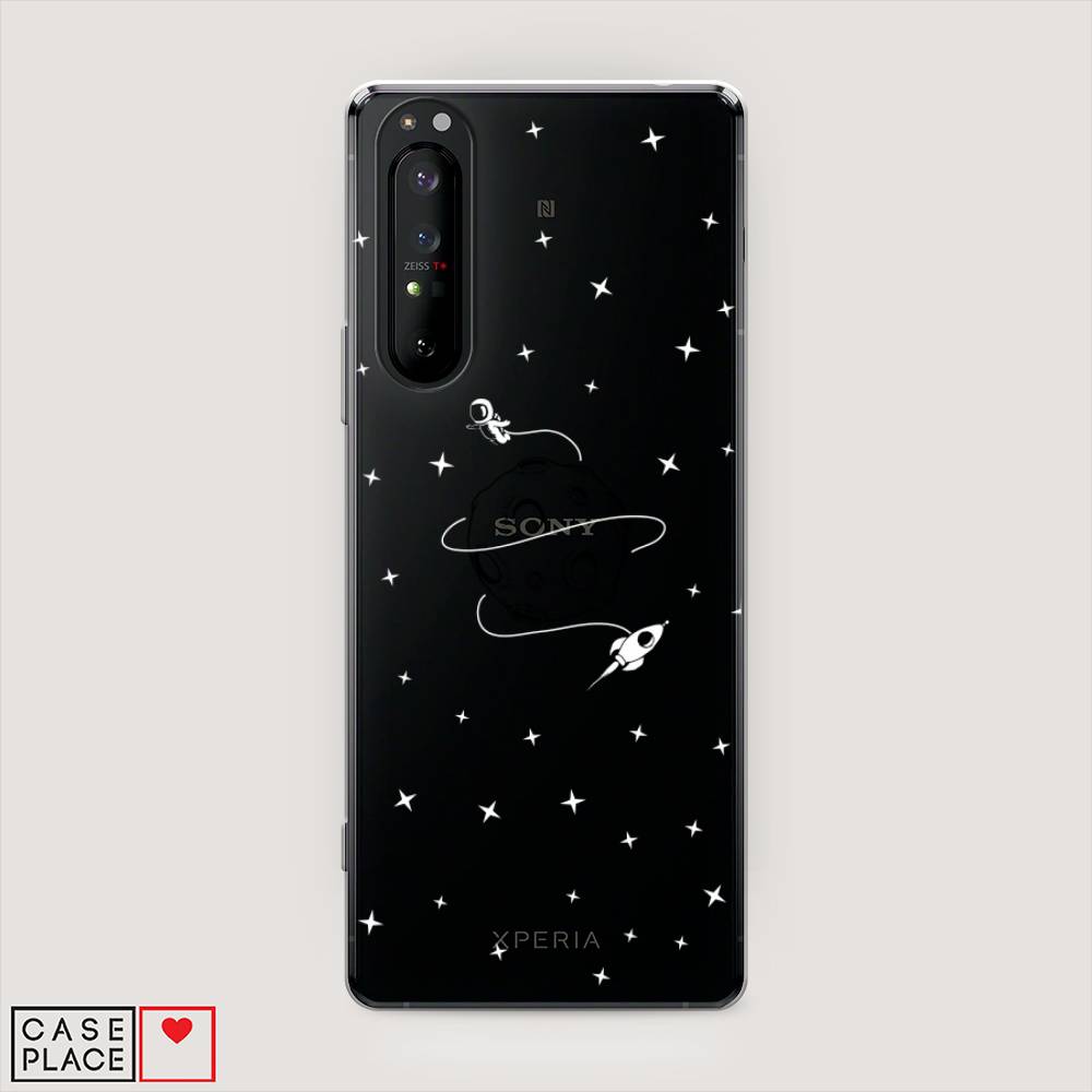 

Чехол на Sony Xperia 1 II "Полет вокруг луны", Белый;серый;черный, 54550-2
