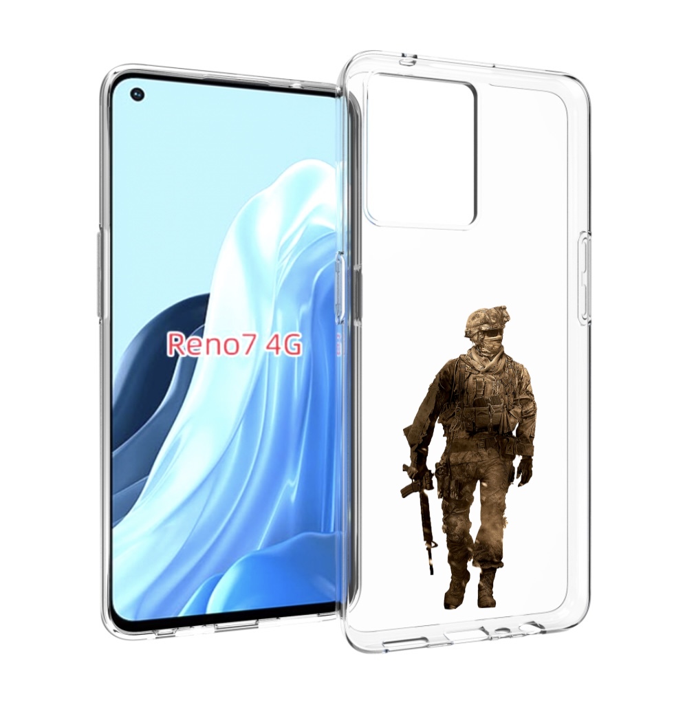 Чехол MyPads call-of-duty мужской для OPPO RENO 7 4G