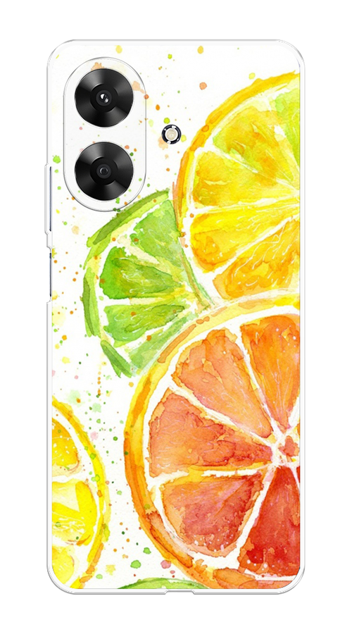 

Чехол на Realme Note 60 "Цитрусовые", Белый;желтый;красный;зеленый, 2518550-1