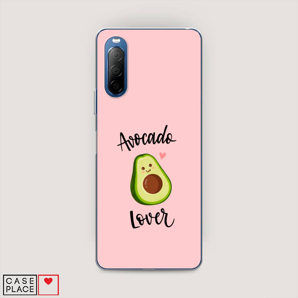 

Чехол на Sony Xperia 10 II "Avocado lover", Розовый;зеленый, 54650-6