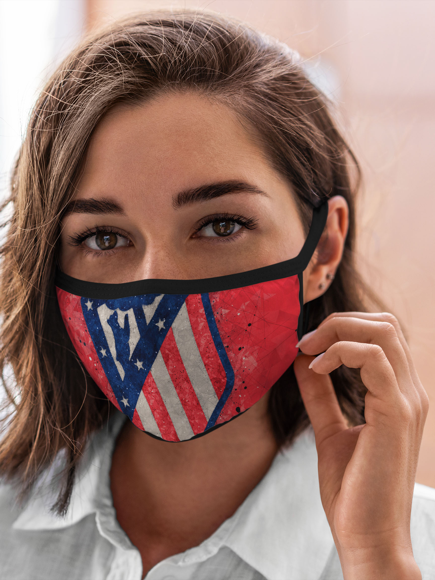 

Многоразовая маска унисекс Burnettie Atletico Madrid, Разноцветный, Atletico Madrid