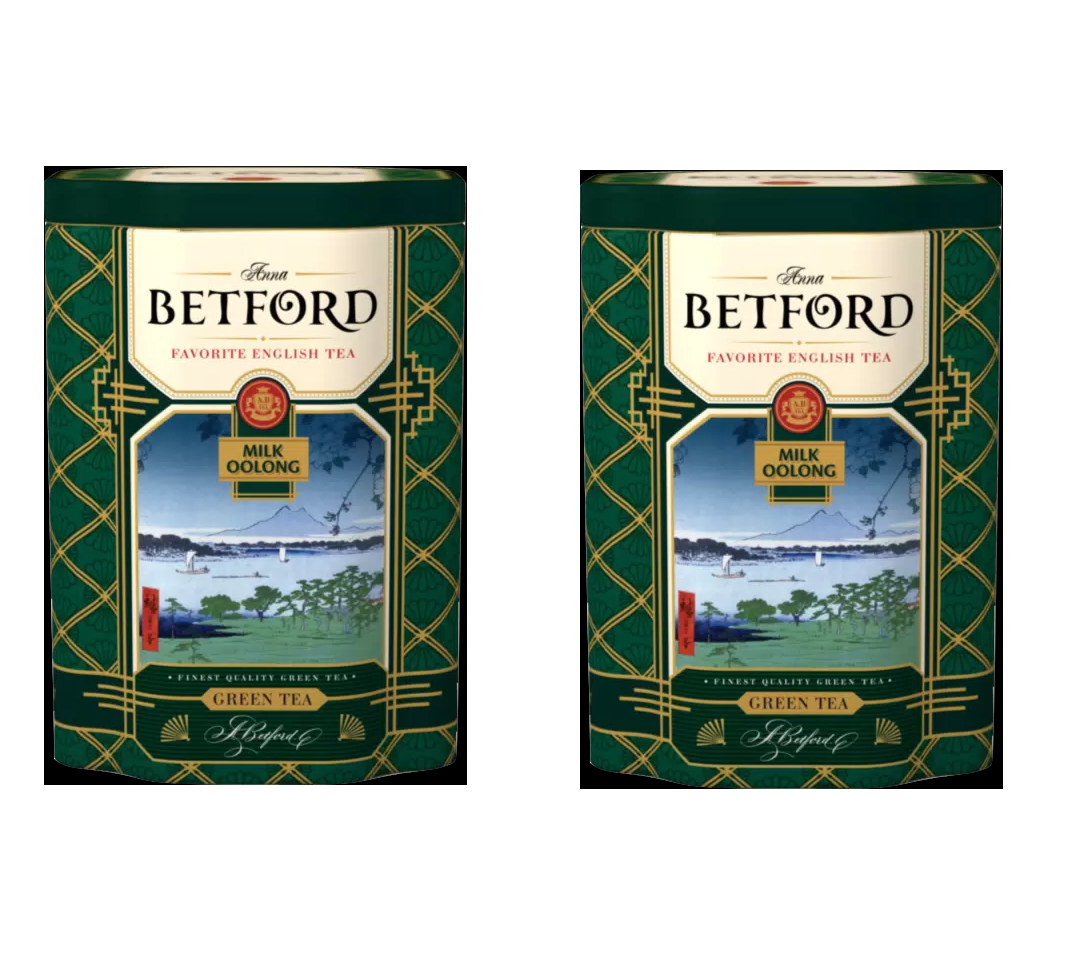 Чай зеленый Betford Молочный улун листовой, 100 г * 2 шт