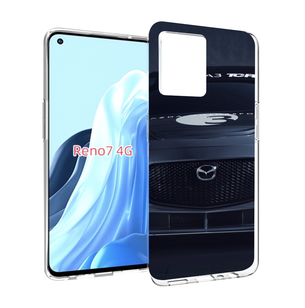 

Чехол MyPads mazda мазда 3 для OPPO RENO 7 4G, Прозрачный, Tocco