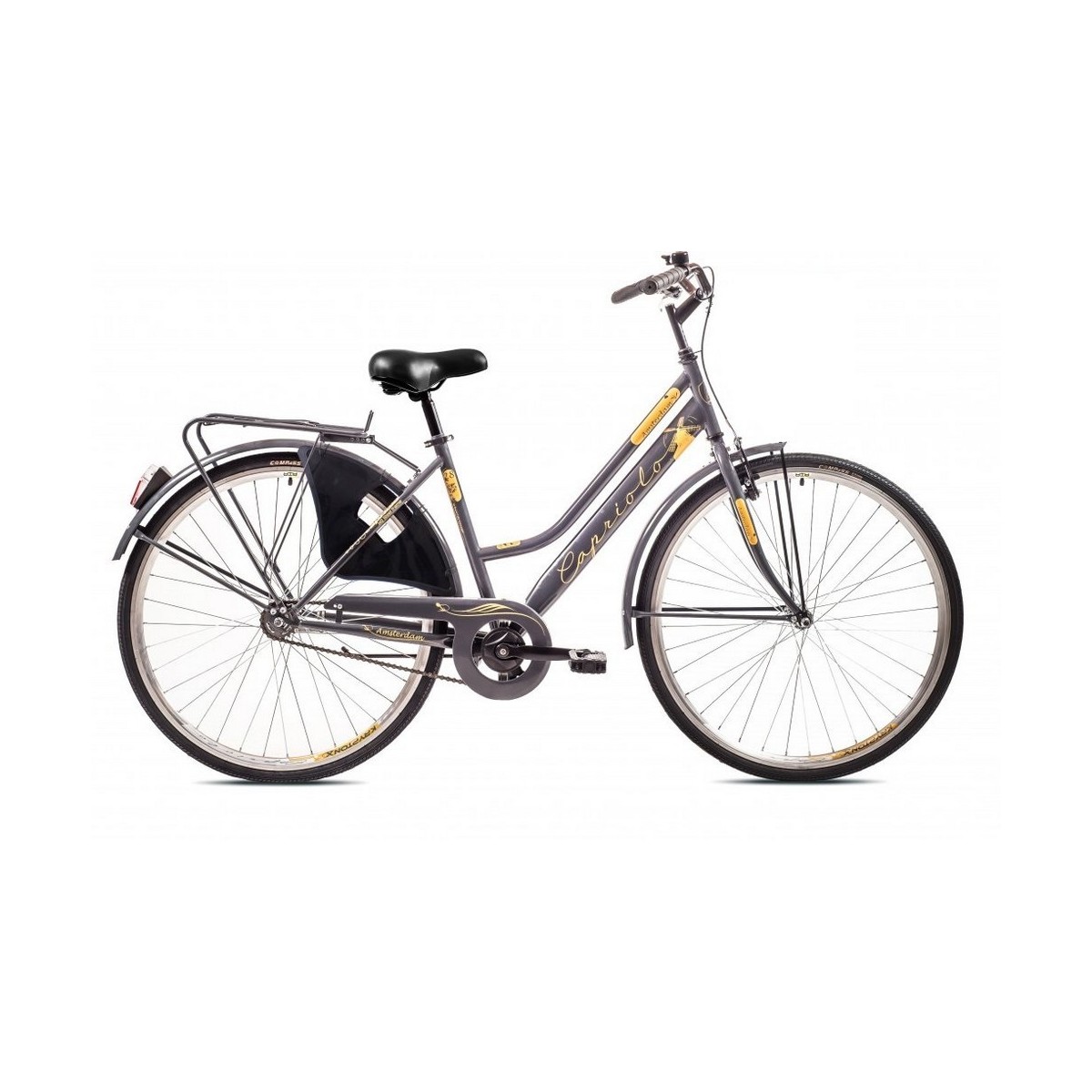 Велосипед CAPRIOLO CITY AMSTERDAM LADY 28'' (1 X 3), STEEL 18'' (графит)