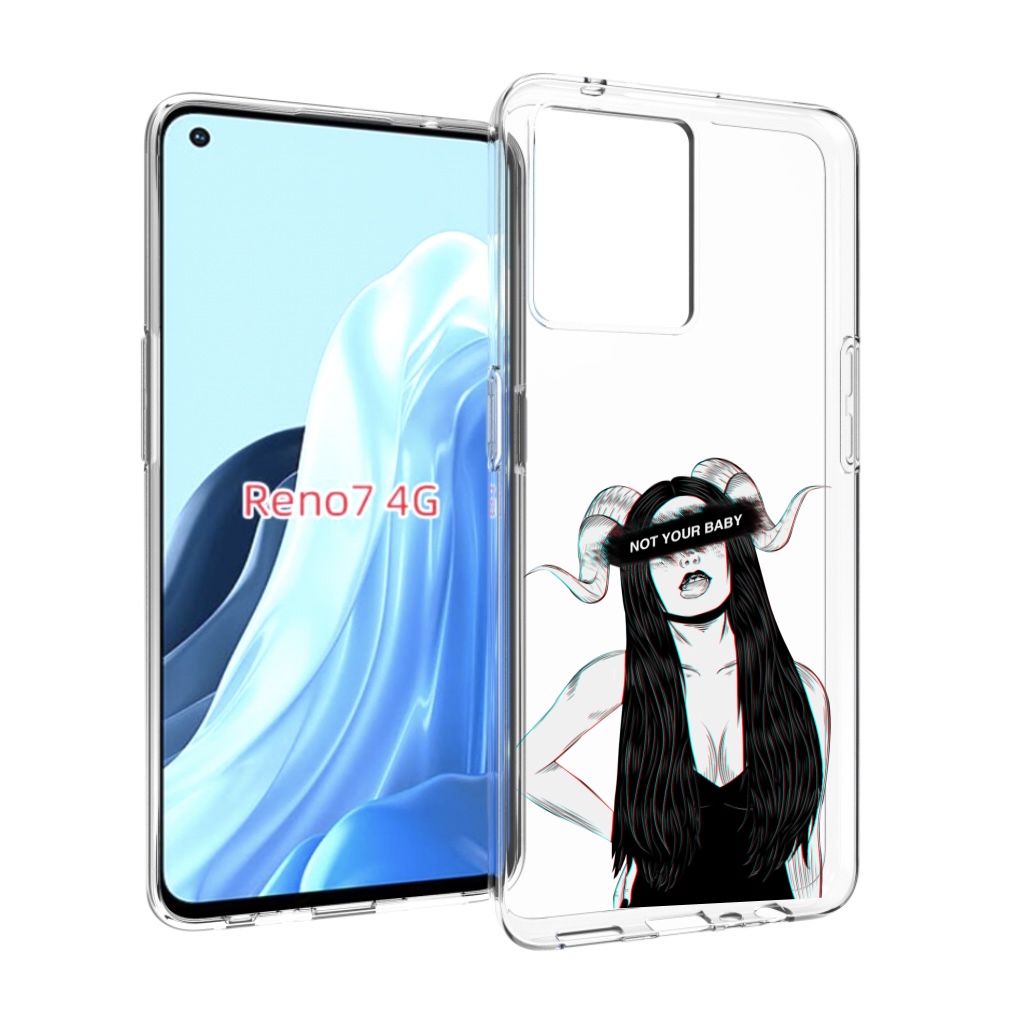 

Чехол MyPads not-your для OPPO RENO 7 4G, Прозрачный, Tocco