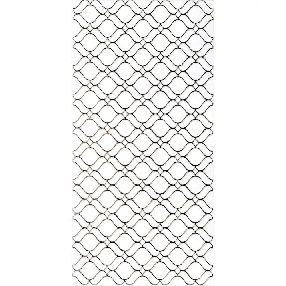 Плитка декор Cersanit Deco золотистый орнамент 598x298x9 мм