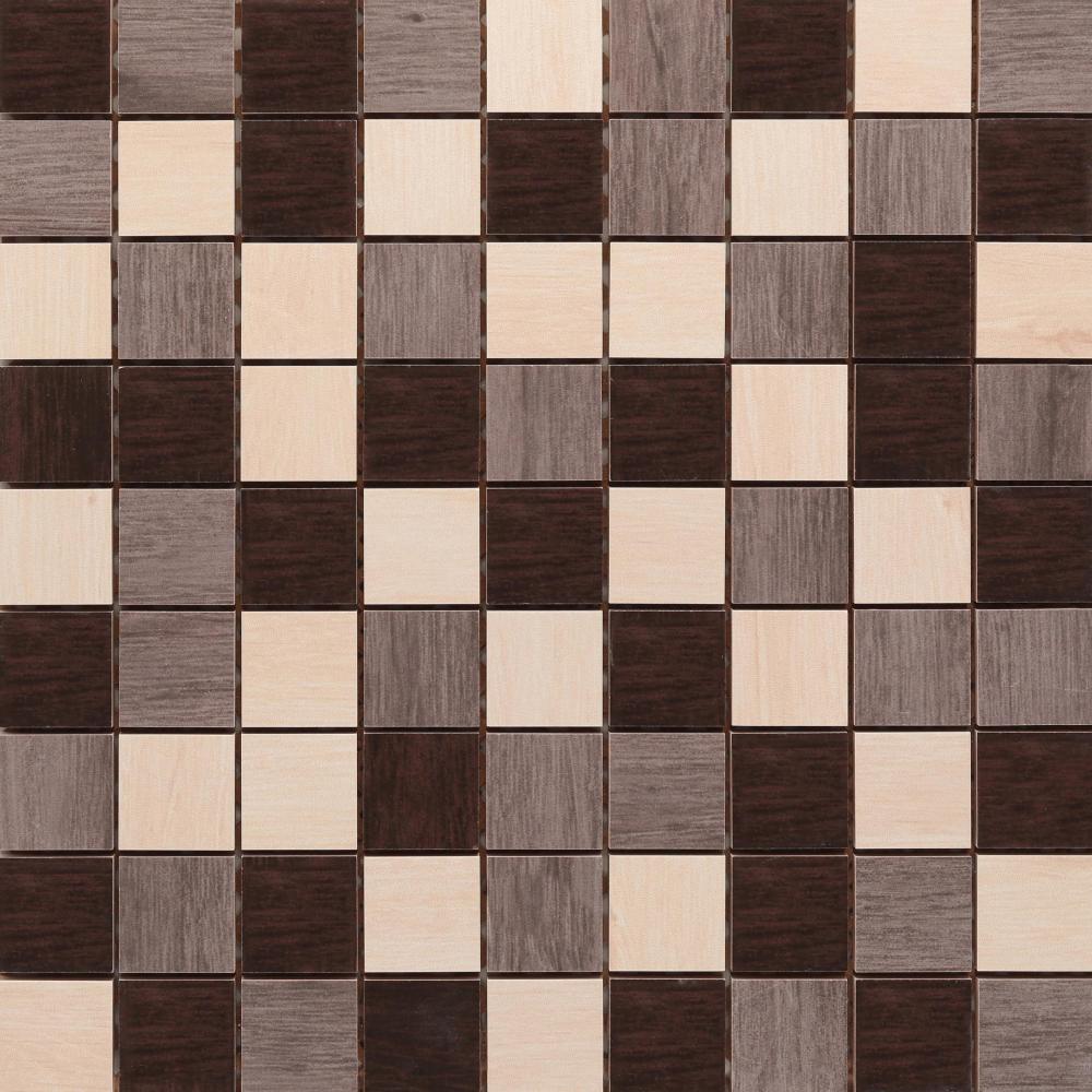 

Плитка декор Cersanit Illusion многоцветная 300x300x8,5 мм, Белый