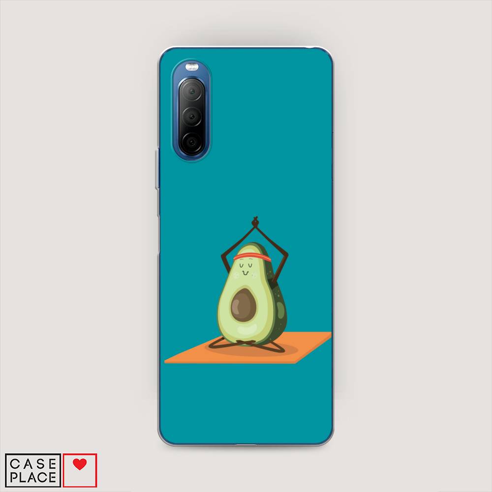 

Чехол на Sony Xperia 10 II "Расслабься с авокадо", Голубой, 54650-6