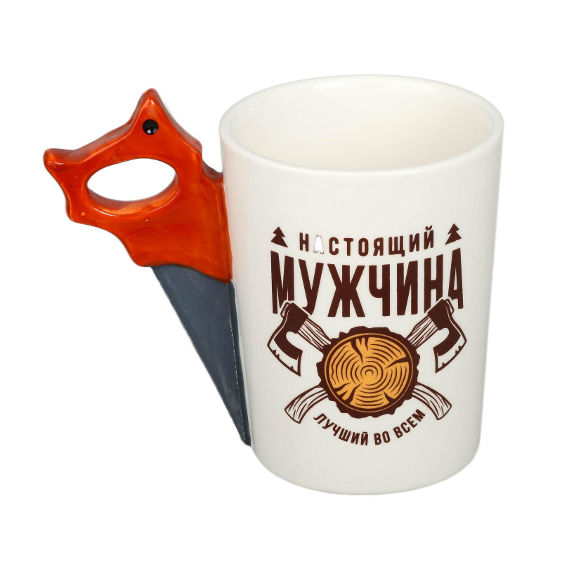 

Кружка ',Настоящий мужчина', с формовой ручкой, 400мл 4469338