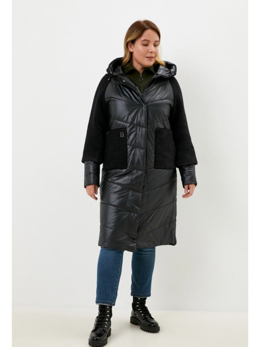 

Пальто женское Daigan 91166-N черное 48 RU, Черный, 91166-N