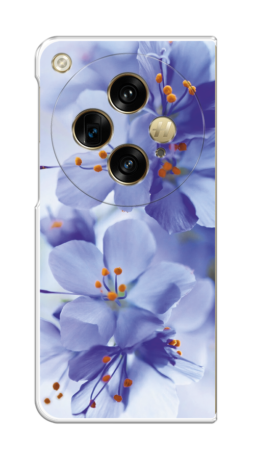 

Чехол на Oppo Find N3, OnePlus Open "Фиолетовые цветки", Фиолетовый;синий, 2515550-1