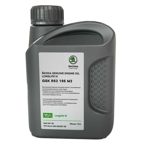 

Моторное масло VAG Longlife III, 0W-30, 1л, синтетическое [gskr52195m2]
