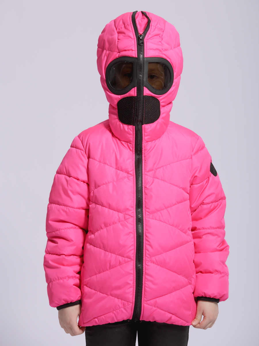 Куртка детская Orso Bianco Райдо, ярко-розовый, 134