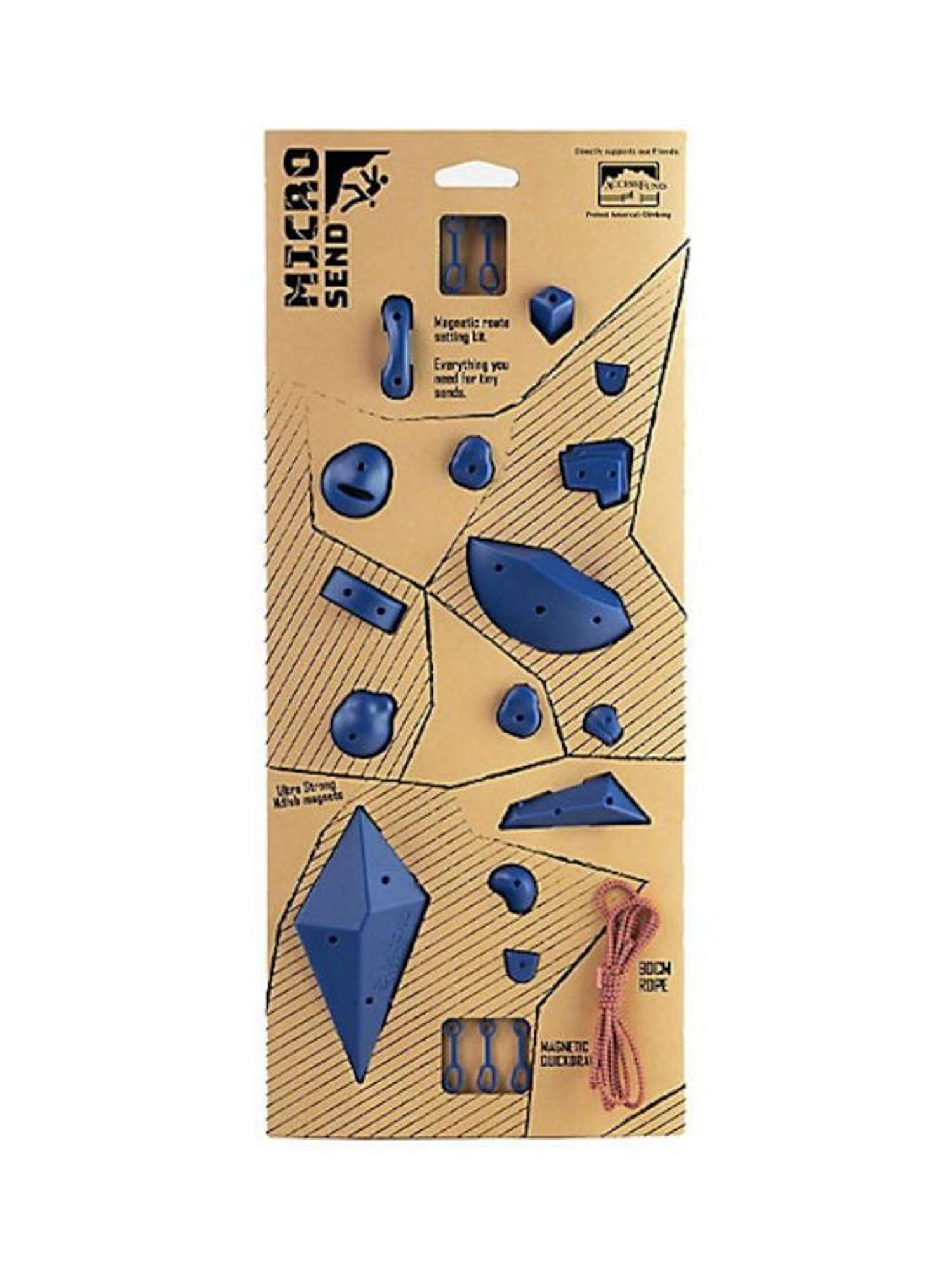 

Магнитный Конструктор Matador Microsend Miniature Magnetic Crag Blue (Б/Р), Синий, Microsend Miniature Magnetic Crag