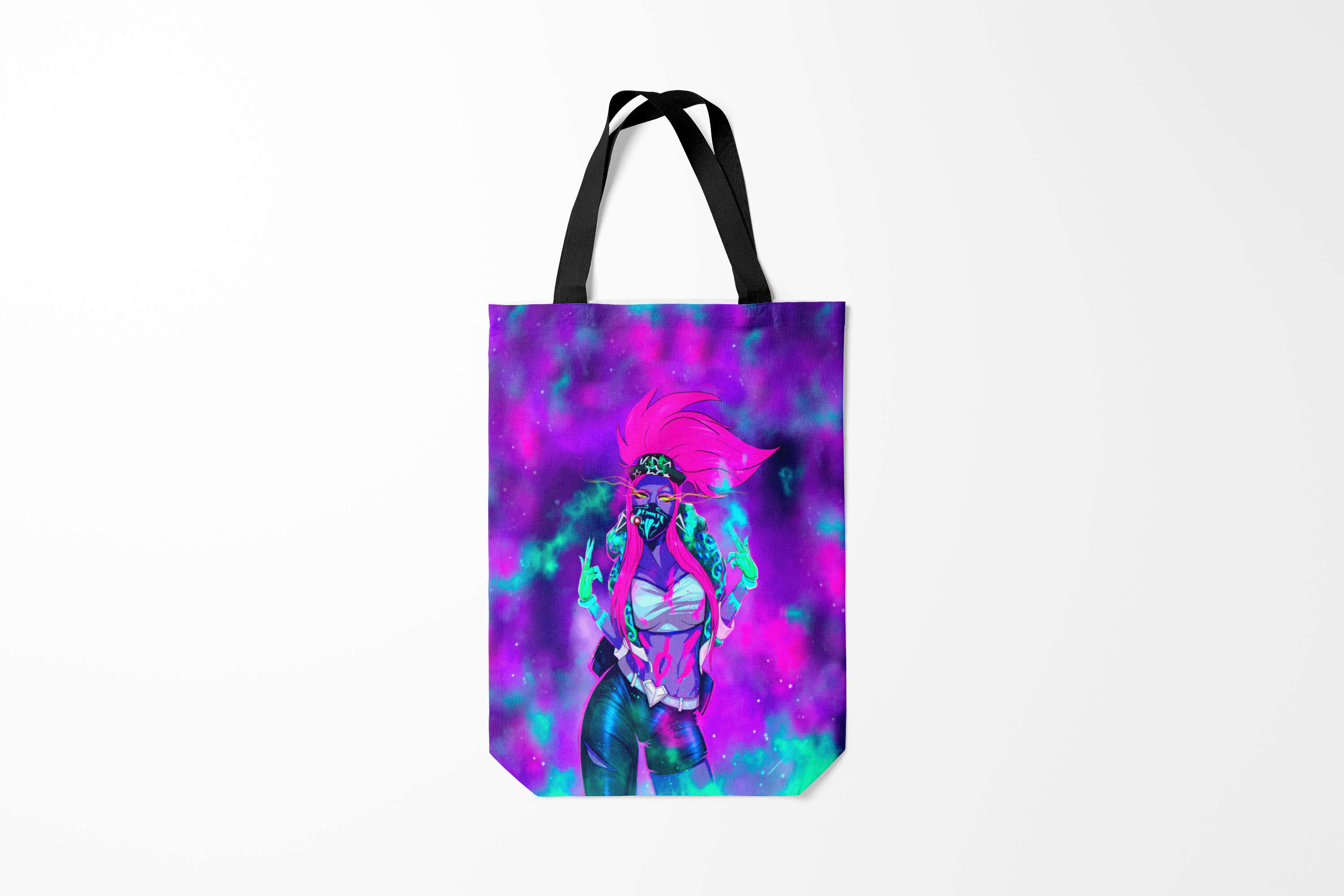 

Сумка шoппер унисекс Burnettie League Of Legends Akali. KDA,, League Of Legends Akali. KDA