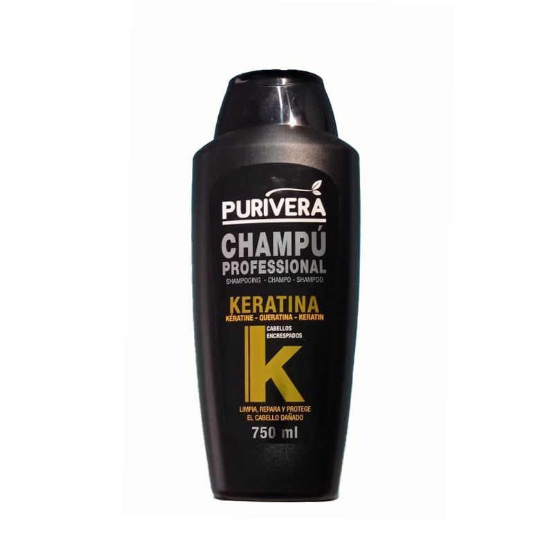 Шампунь для тонких и непослушных волос Purivera Professional Shampoo Keratin 750 мл