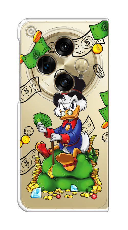 

Чехол на Oppo Find N3, OnePlus Open "Scrooge Richness", Черный;синий;зеленый, 2515550-1