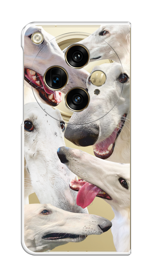 

Чехол на Oppo Find N3, OnePlus Open "Собака с длинным носом", Белый;бежевый;розовый, 2515550-1