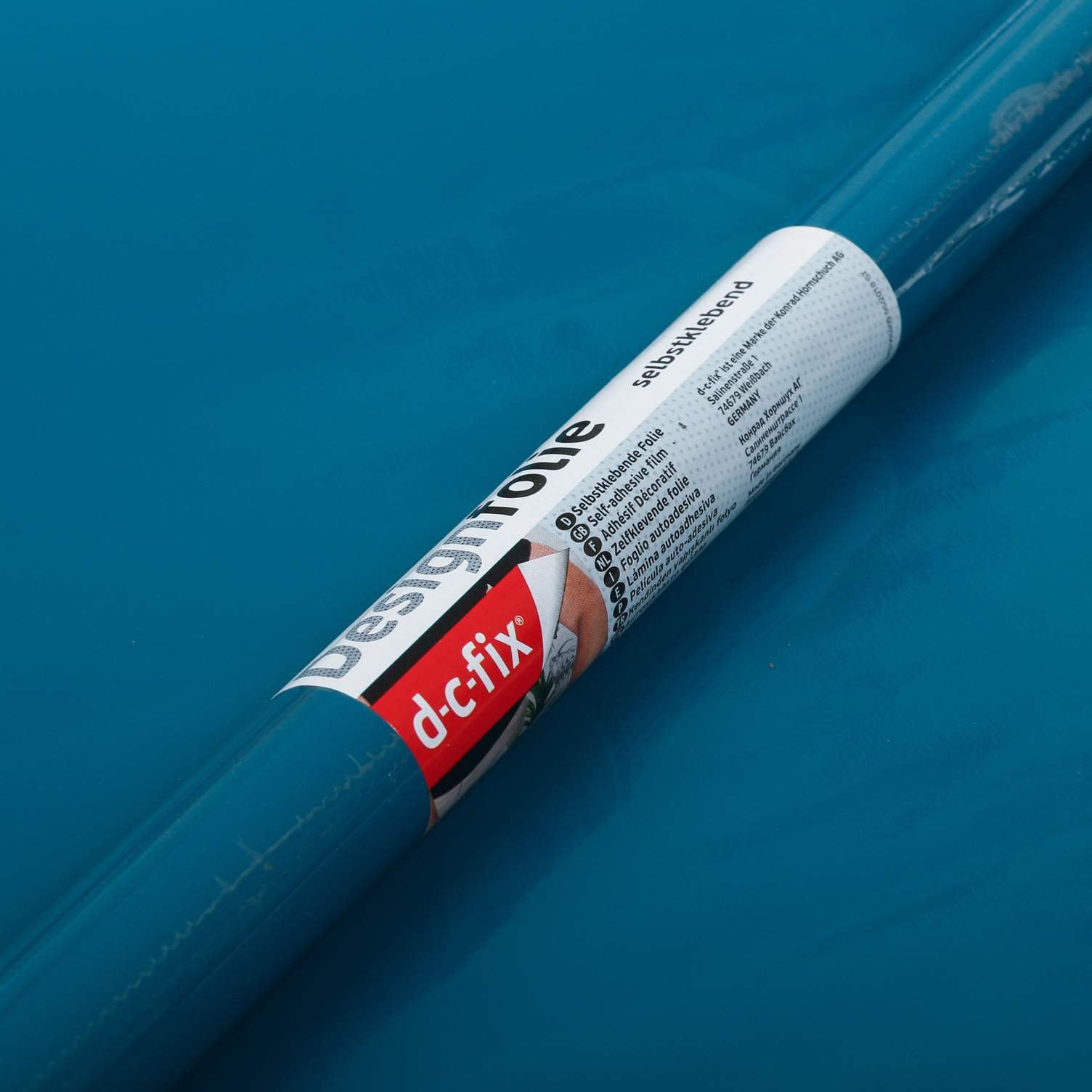 

Пленка d-c-fix 200-3244-7 45см х 7м уни глянцевый петрольный, Синий, уни глянцевый петрольный