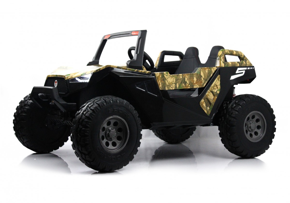 

RiverToys Детский электромобиль A707AA 4WD Special камуфляж, Хаки