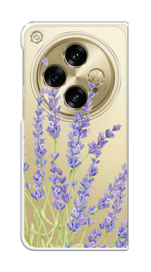 

Чехол на Oppo Find N3, OnePlus Open "Лавандовые стебли", Фиолетовый;зеленый, 2515550-1