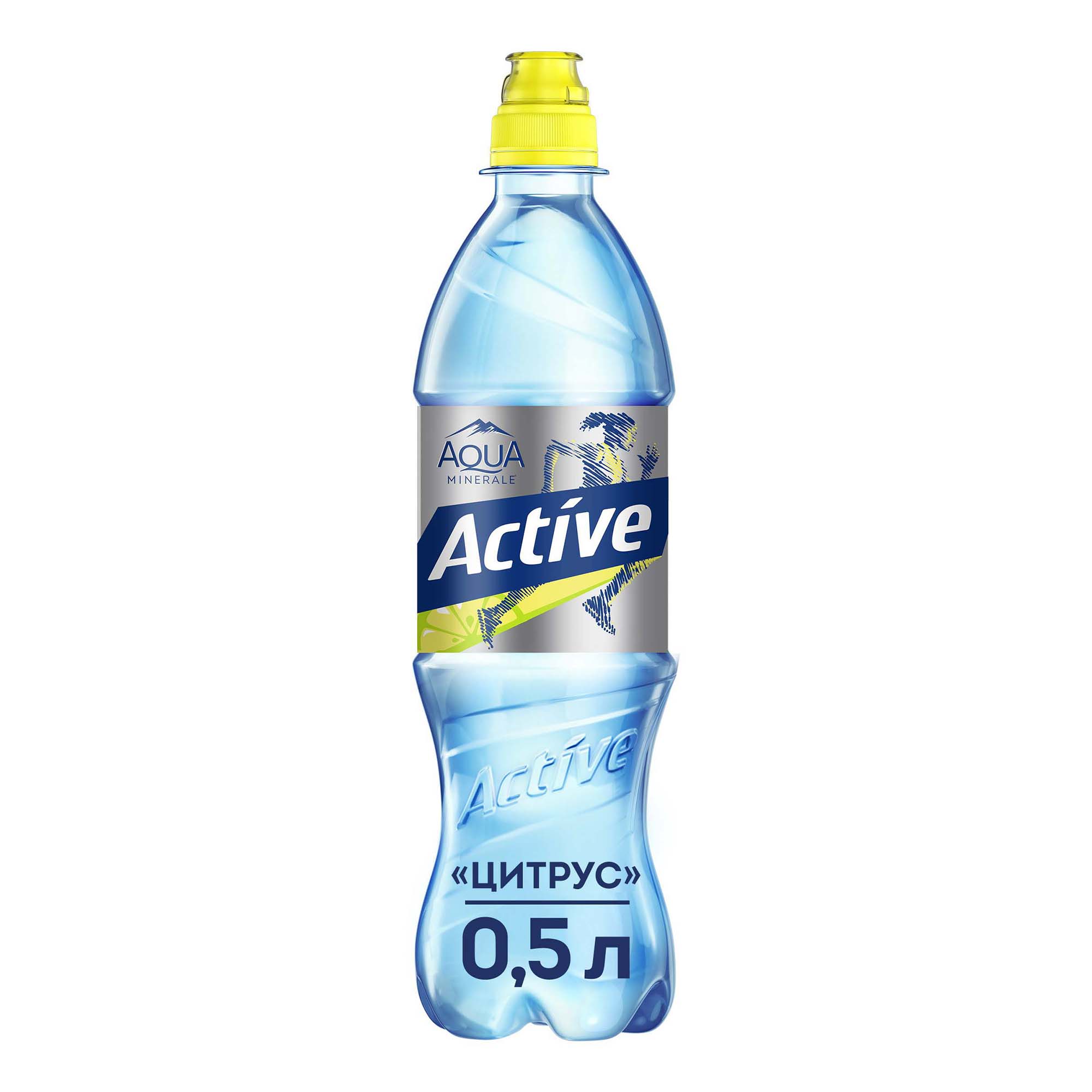 Вода питьевая Aqua Minerale Active цитрус негазированная 0,5 л