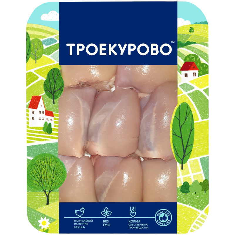

Бедро куриное филе Троекурово охлажденное 750 г