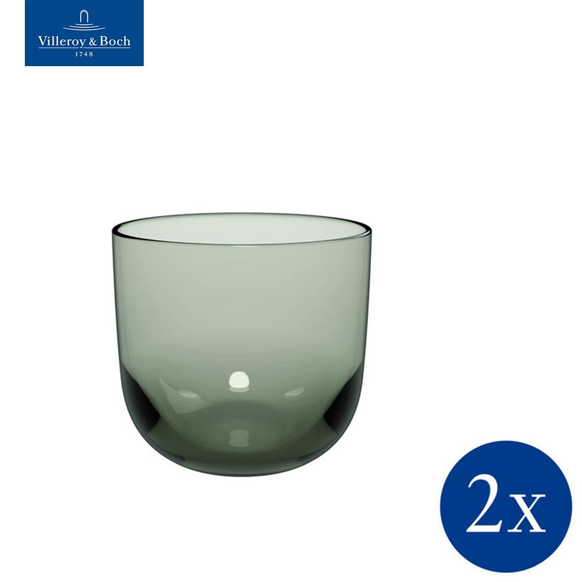 Набор стаканов Sage Wasserglas like. by Villeroy & Boch, 2 шт. 280 мл, Хрустальное стекло