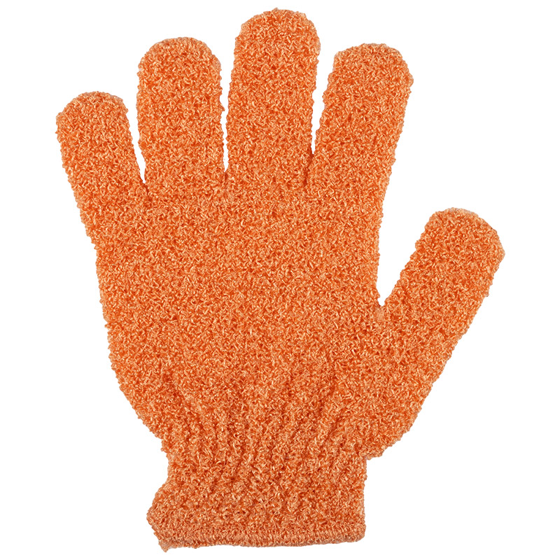 Мочалка-перчатка для тела нейлоновая перчатка для мытья тела 19 см 2 шт нейлон серая gentle spa