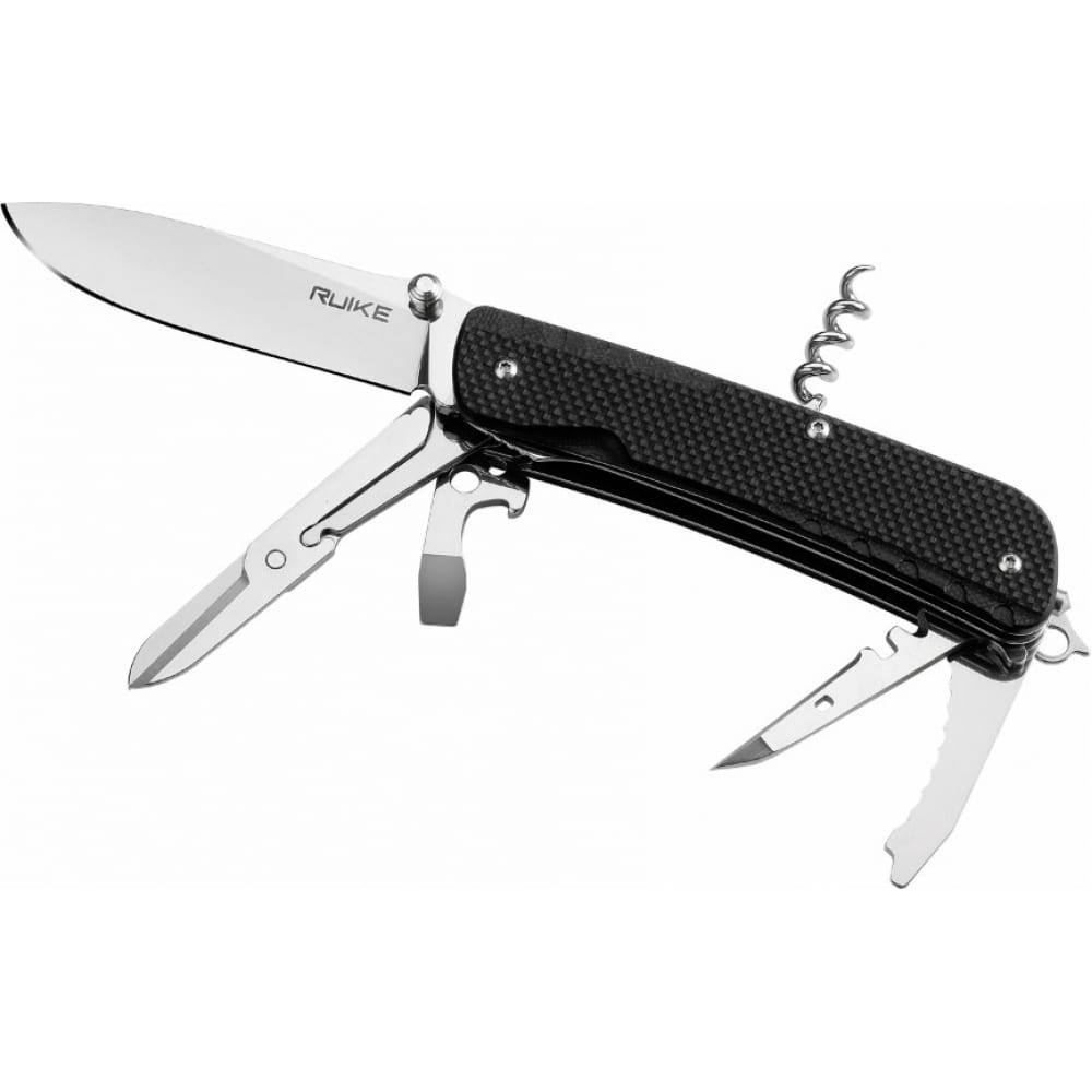 Нож Ruike multi-functional Trekker черный LD31-B