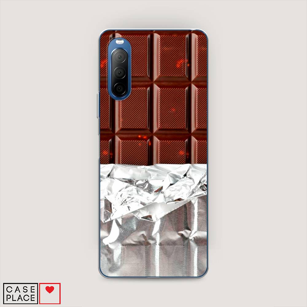 

Чехол на Sony Xperia 10 II "Шоколад в обертке", Коричневый, 54650-6