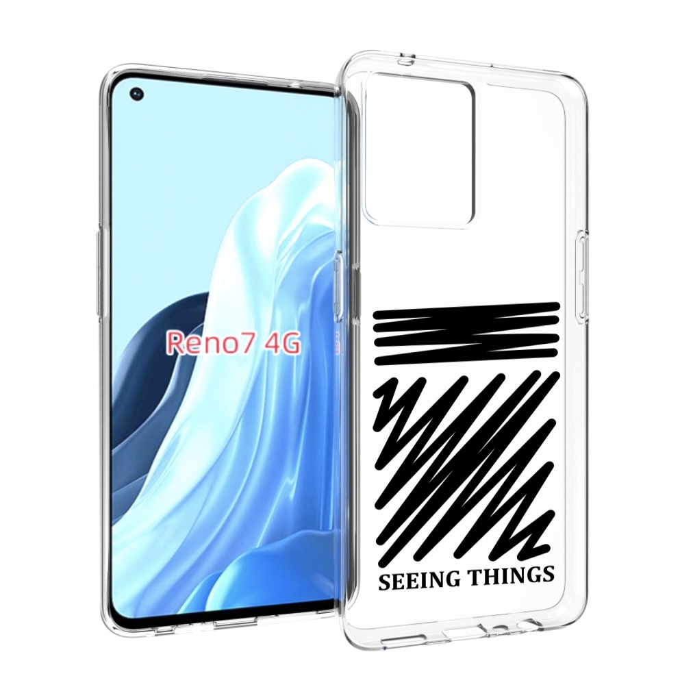 

Чехол MyPads seeing-things для OPPO RENO 7 4G, Прозрачный, Tocco