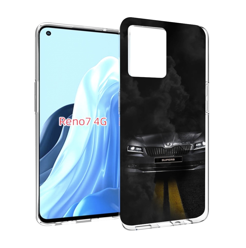 

Чехол MyPads skoda шкода 1 для OPPO RENO 7 4G, Прозрачный, Tocco