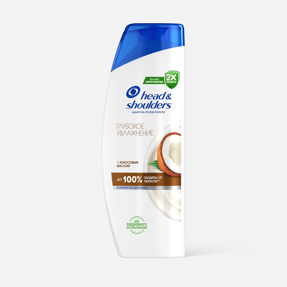 

Шампунь Head & Shoulders Глубокое увлажнение с кокосовым маслом 400 мл