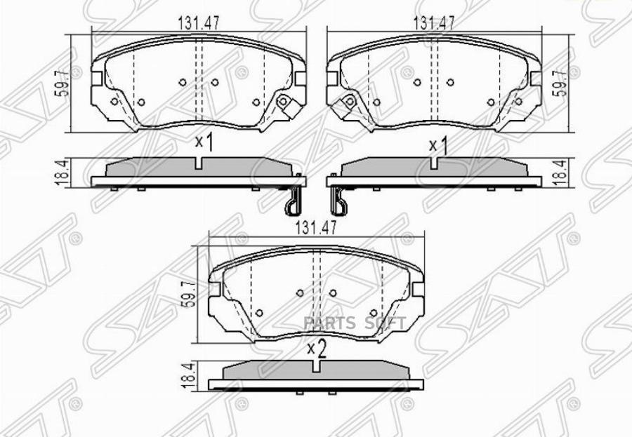 

Колодки тормозные перед CHEVROLET CAMARO V 11-/MALIBU V300 12-/OPEL INSIGN SAT ST-13237750
