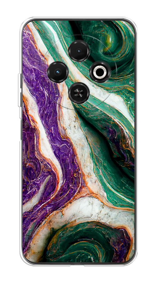 

Чехол на Tecno Spark 30C "Фиолетово-зеленый мрамор", Зеленый;фиолетовый, 309250-1