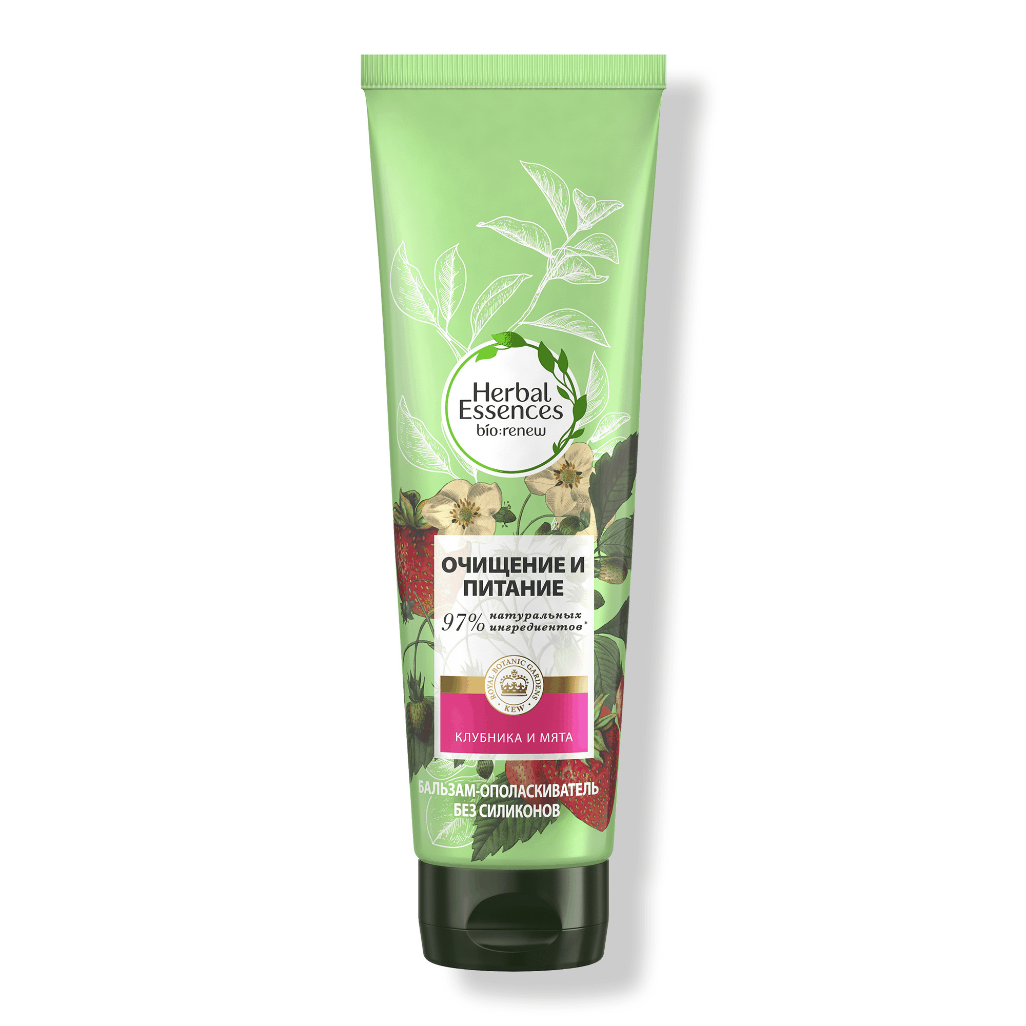 фото Бальзам-ополаскиватель herbal essences белая клубника и сладкая мята 275мл