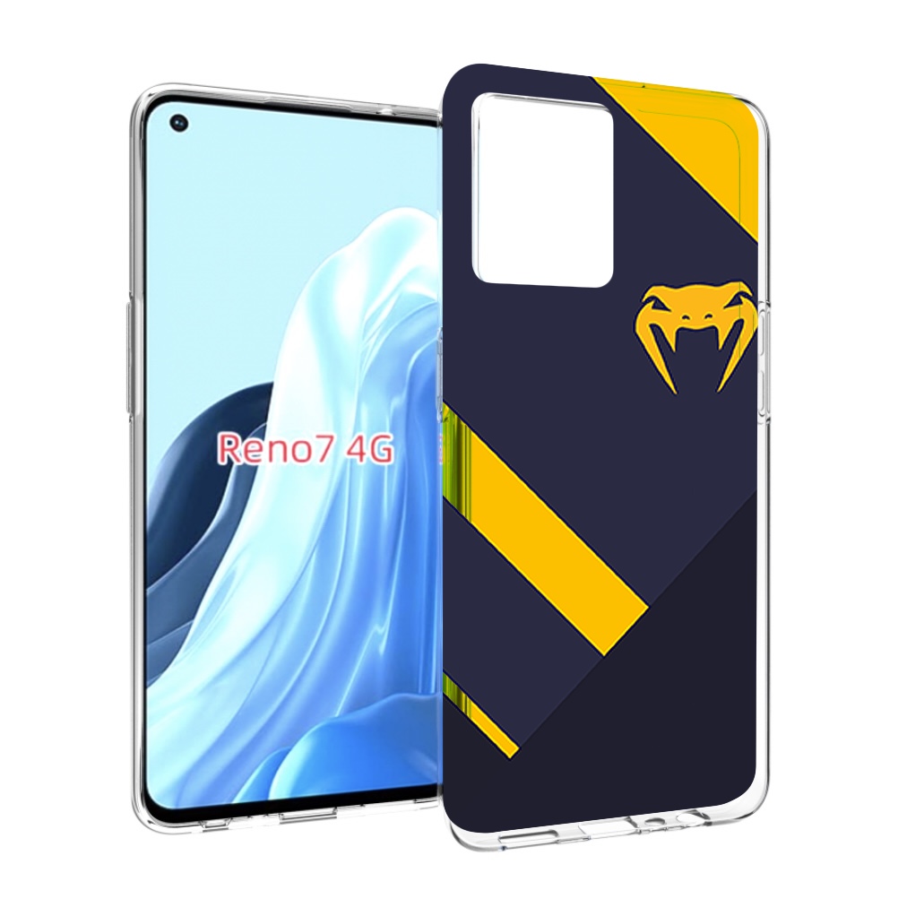

Чехол MyPads venum мужской для OPPO RENO 7 4G, Прозрачный, Tocco