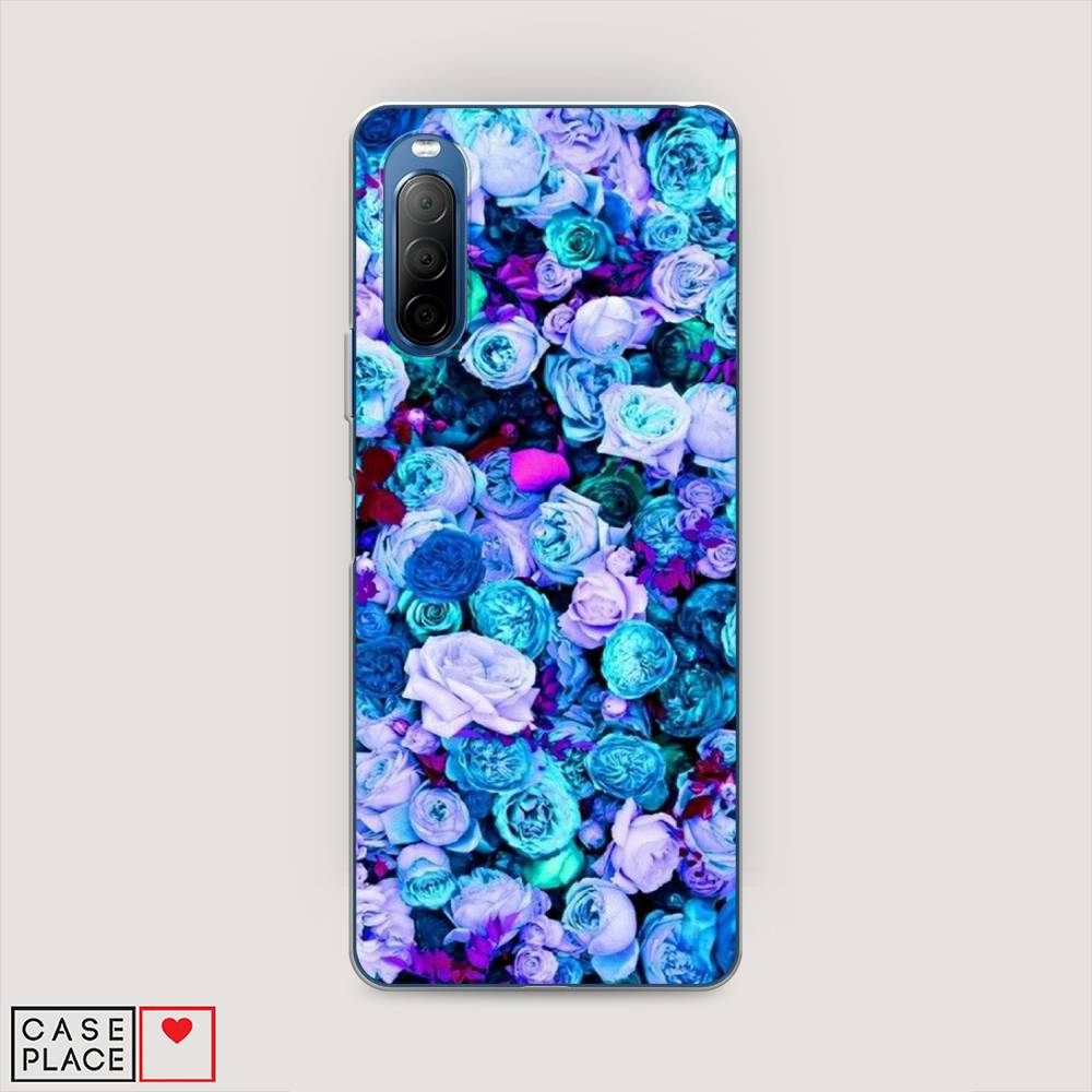 

Чехол на Sony Xperia 10 II "Цветочный ковер", Фиолетовый, 54650-2